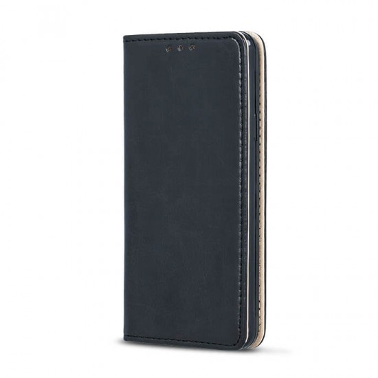 GreenGo Smart Modus Magnet book case priekš Apple iPhone 7 Plus / 8 Plus - Melns - sāniski atverams maciņš ar stendu (ādas maks, grāmatiņa, leather book wallet case cover stand)