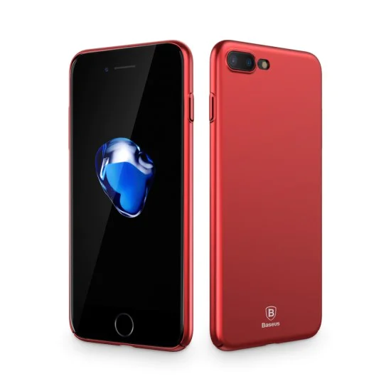 BASEUS Thin Hard Plastic Phone Shell для Apple iPhone 7 Plus / 8 Plus - Красный - матовая пластиковая накладка / бампер (крышка чехол, slim cover shell, bumper) BASEUS Thin Hard Plastic Phone Shell для Apple iPhone 7 Plus / 8 Plus - Красный - матовая пластиковая накладка / бампер (крышка чехол, slim cover shell, bumper)