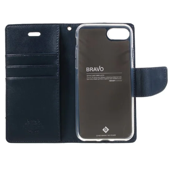 Mercury Bravo Flip Case для Xiaomi Mi A1 - Синий - чехол-книжка со стендом / подставкой (кожаный чехол книжка, leather book wallet cover stand) Mercury Bravo Flip Case для Xiaomi Mi A1 - Синий - чехол-книжка со стендом / подставкой (кожаный чехол книжка, leather book wallet cover stand)