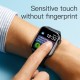 Baseus 0.23mm 9H Full Size Curved PET Tempered Glass protector priekš Apple Watch Series 1 / 2 / 3 (38mm) - Melns - Ekrāna Aizsargstikls / Bruņota Stikla Aizsargplēve (Full screen size curved)