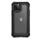 Carbon Fiber Texture PC / TPU Hybrid Back Case priekš Apple iPhone 11 Pro - Melns - triecienizturīgs silikona-plastikāta aizmugures apvalks / bampers-vāciņš Carbon Fiber Texture PC / TPU Hybrid Back Case priekš Apple iPhone 11 Pro - Melns - triecienizturīgs silikona-plastikāta aizmugures apvalks / bampers-vāciņš