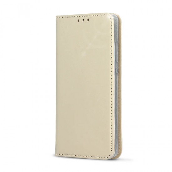 GreenGo Smart Modus Magnet book case для Huawei Y5 II (Y5 2) / Y6 II (Y6 2) Compact - Золотой - чехол-книжка со стендом / подставкой (кожаный чехол книжка, leather book wallet case cover stand)