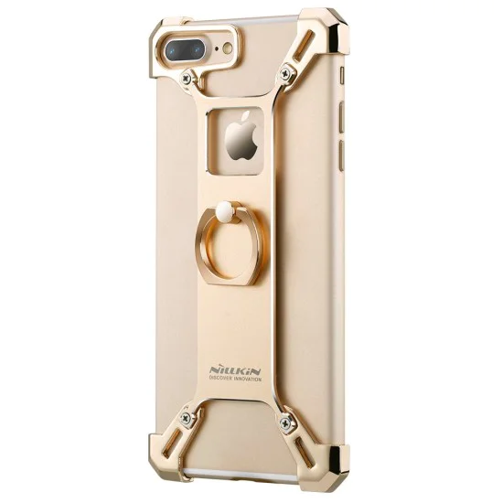 Nillkin Barde Series Metal Frame Case priekš Apple iPhone 7 Plus / 8 Plus - Zelts - alumīnija apvalks (bampers, vāciņš, slim cover shell, bumper) Nillkin Barde Series Metal Frame Case priekš Apple iPhone 7 Plus / 8 Plus - Zelts - alumīnija apvalks (bampers, vāciņš, slim cover shell, bumper)