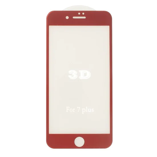 4D Curved (с закруглёнными краями) Full Size Tempered Glass screen protector для Apple iPhone7 / 8 / SE2 (2020) / SE3 (2022) - Red - Защитное стекло / Бронированое / Закалённое антиударное 4D Curved (с закруглёнными краями) Full Size Tempered Glass screen protector для Apple iPhone7 / 8 / SE2 (2020) / SE3 (2022) - Red - Защитное стекло / Бронированое / Закалённое антиударное