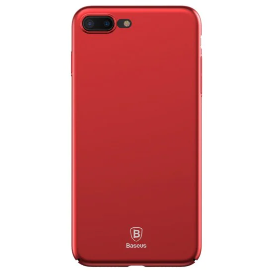 BASEUS Thin Hard Plastic Phone Shell для Apple iPhone 7 Plus / 8 Plus - Красный - матовая пластиковая накладка / бампер (крышка чехол, slim cover shell, bumper) BASEUS Thin Hard Plastic Phone Shell для Apple iPhone 7 Plus / 8 Plus - Красный - матовая пластиковая накладка / бампер (крышка чехол, slim cover shell, bumper)