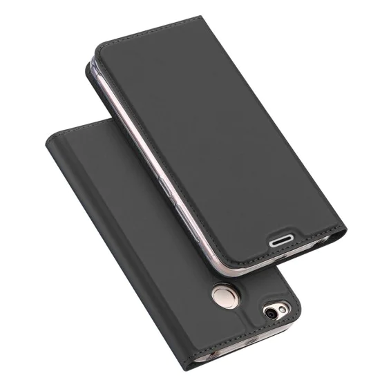 Dux Ducis Skin Pro series priekš Xiaomi Redmi 4X - Tumši Pelēks - sāniski atverams maciņš ar magnētu un stendu (ādas maks, grāmatiņa, leather book wallet case cover stand) Dux Ducis Skin Pro series priekš Xiaomi Redmi 4X - Tumši Pelēks - sāniski atverams maciņš ar magnētu un stendu (ādas maks, grāmatiņa, leather book wallet case cover stand)