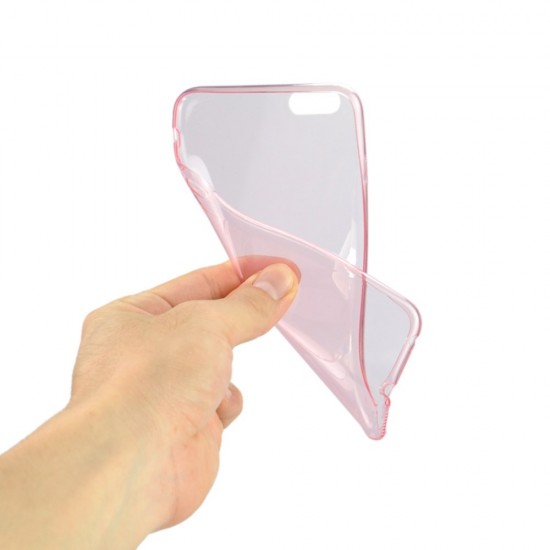 Telone 0.3mm Back Case Nokia Lumia 630 / 635 - Rozā - silikona apvalks (bampers, vāciņš, slim TPU silicone case cover, bumper)