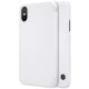 NILLKIN Qin Series Card Holder Leather Case priekš Apple iPhone X / XS - Balts - sāniski atverams maciņš (ādas maks, grāmatiņa, leather book wallet case cover) NILLKIN Qin Series Card Holder Leather Case priekš Apple iPhone X / XS - Balts - sāniski atverams maciņš (ādas maks, grāmatiņa, leather book wallet case cover)