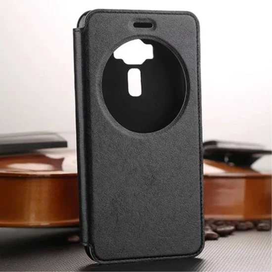 Hollow View Window Leather Stand Case for Asus Zenfone 3 ZE552KL - Black - sāniski atverams maciņš ar lodziņu un stendu (ādas maks, grāmatiņa, leather book wallet case cover stand) Hollow View Window Leather Stand Case for Asus Zenfone 3 ZE552KL - Black - sāniski atverams maciņš ar lodziņu un stendu (ādas maks, grāmatiņa, leather book wallet case cover stand)