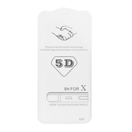 RoarKorea 5D Edge Glue Case Friendly (ar noapaļotām malām) Tempered Glass screen protector film guard priekš Samsung Galaxy Note 8 N950 - Caurspīdīgs - Ekrāna Aizsargstikls / Bruņota Stikla Aizsargplēve (Full screen size curved)
