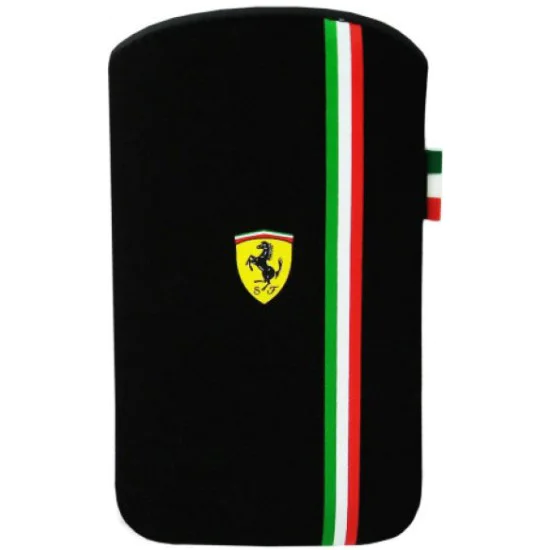 Ferrari Universāls (6x12cm) maks-kabata Scuderia V3 - Melns - universāls maks kabatiņa (pouch cover, maciņš kabata, universal case) Ferrari Universāls (6x12cm) maks-kabata Scuderia V3 - Melns - universāls maks kabatiņa (pouch cover, maciņš kabata, universal case)