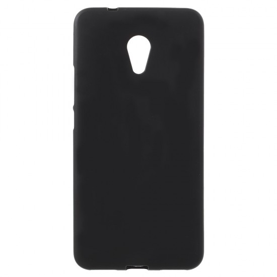 Double-sided Matte TPU Case for Meizu M5s - Black - silikona aizmugures apvalks (bampers, vāciņš, slim TPU silicone case cover, bumper)