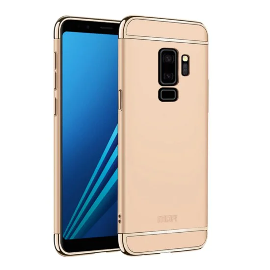 MOFI 3-In-1 Plastic Back Case for Samsung Galaxy S9 Plus G965 - Gold - plastikas aizmugures apvalks (bampers, vāciņš, PU back cover, bumper shell) MOFI 3-In-1 Plastic Back Case for Samsung Galaxy S9 Plus G965 - Gold - plastikas aizmugures apvalks (bampers, vāciņš, PU back cover, bumper shell)