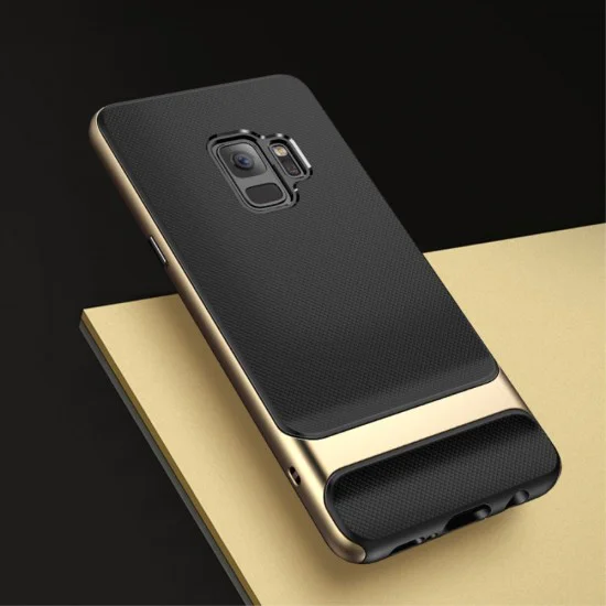 ROCK Royce Series PC and TPU Hybrid Case for Samsung Galaxy S9 G960 - Gold - plastikāta apvalks (bampers, vāciņš, slim TPU case cover, bumper) ROCK Royce Series PC and TPU Hybrid Case for Samsung Galaxy S9 G960 - Gold - plastikāta apvalks (bampers, vāciņš, slim TPU case cover, bumper)
