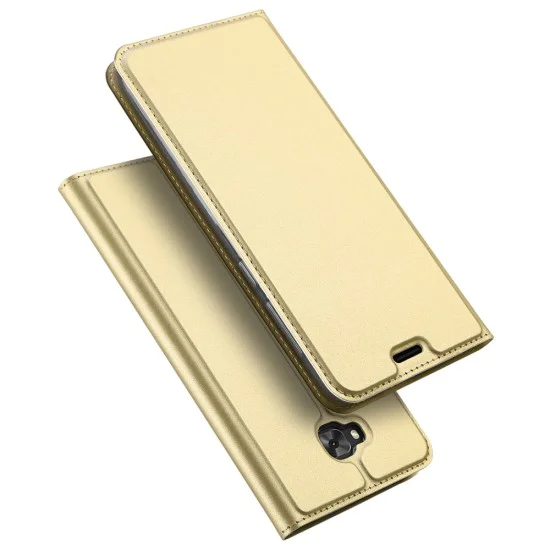 Dux Ducis Skin Pro series для Asus Zenfone 4 Selfie ZD553KL - Золотистый - чехол-книжка с магнитом и стендом / подставкой (кожаный чехол-книжка, leather book wallet case) Dux Ducis Skin Pro series для Asus Zenfone 4 Selfie ZD553KL - Золотистый - чехол-книжка с магнитом и стендом / подставкой (кожаный чехол-книжка, leather book wallet case)