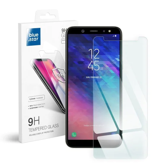 BlueStar Tempered Glass screen protector film guard для Samsung Galaxy A6 Plus (2018) A605 - Защитное стекло / Бронированое / Закалённое антиударное BlueStar Tempered Glass screen protector film guard для Samsung Galaxy A6 Plus (2018) A605 - Защитное стекло / Бронированое / Закалённое антиударное