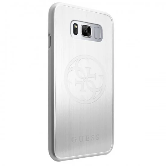 Guess Hard Case Korry Aluminium Plate series GUHCS8LMERLSI для Samsung Galaxy S8 Plus G955 - Серебристый - алюминиевый чехол-накладка (тонкий бампер крышка-обложка, slim metal case cover, bumper) Guess Hard Case Korry Aluminium Plate series GUHCS8LMERLSI для Samsung Galaxy S8 Plus G955 - Серебристый - алюминиевый чехол-накладка (тонкий бампер крышка-обложка, slim metal case cover, bumper)