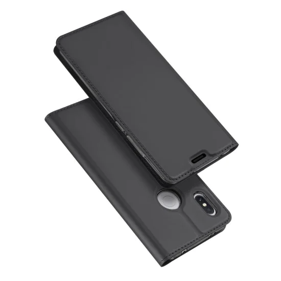 Dux Ducis Skin Pro series для Xiaomi Redmi S2 - Тёмно Серый - чехол-книжка с магнитом и стендом / подставкой (кожаный чехол-книжка, leather book wallet case cover stand) Dux Ducis Skin Pro series для Xiaomi Redmi S2 - Тёмно Серый - чехол-книжка с магнитом и стендом / подставкой (кожаный чехол-книжка, leather book wallet case cover stand)