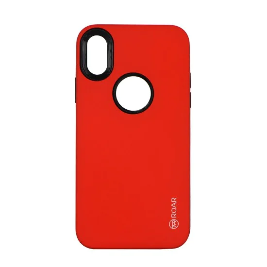 RoarKorea Rico Armor Back Case priekš Apple iPhone X / XS - Sarkans - triecienizturīgs silikona aizmugures apvalks (bampers, vāciņš, slim TPU silicone case shell cover, bumper) RoarKorea Rico Armor Back Case priekš Apple iPhone X / XS - Sarkans - triecienizturīgs silikona aizmugures apvalks (bampers, vāciņš, slim TPU silicone case shell cover, bumper)