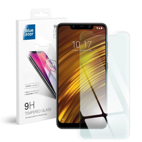 BlueStar Tempered Glass 9H screen protector film guard priekš Xiaomi Pocophone F1 - Ekrāna Aizsargstikls / Bruņota Stikla Aizsargplēve BlueStar Tempered Glass 9H screen protector film guard priekš Xiaomi Pocophone F1 - Ekrāna Aizsargstikls / Bruņota Stikla Aizsargplēve