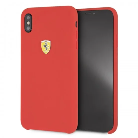Ferrari Silicone Off Track series FESSIHCI65RE для Apple iPhone XS Max - Красный - силиконовый чехол-накладка (тонкий бампер крышка-обложка, slim TPU case cover, bumper) Ferrari Silicone Off Track series FESSIHCI65RE для Apple iPhone XS Max - Красный - силиконовый чехол-накладка (тонкий бампер крышка-обложка, slim TPU case cover, bumper)