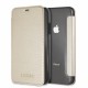 Guess Iridescent series GUFLBKI61IGLTGO для Apple iPhone XR - Золотой - чехол-книжка (кожаный чехол, leather book wallet case cover stand)