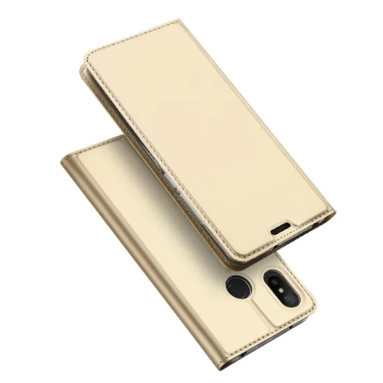 Dux Ducis Skin Pro series priekš Xiaomi Mi A2 Lite / Redmi 6 Pro - Zelts - sāniski atverams maciņš ar magnētu un stendu (ādas maks, grāmatiņa, leather book wallet case cover stand) Dux Ducis Skin Pro series priekš Xiaomi Mi A2 Lite / Redmi 6 Pro - Zelts - sāniski atverams maciņš ar magnētu un stendu (ādas maks, grāmatiņa, leather book wallet case cover stand)