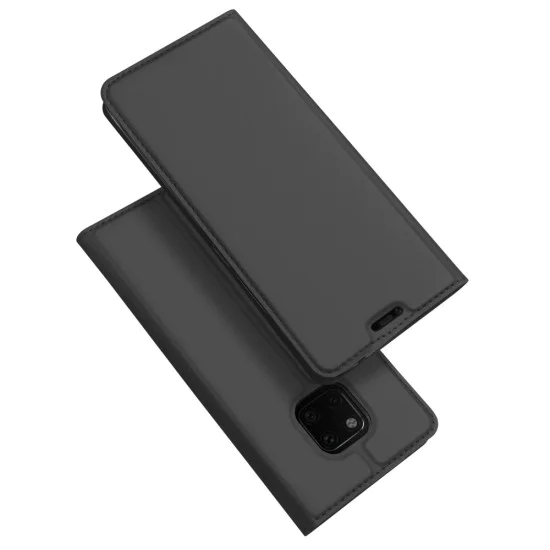 Dux Ducis Skin Pro series для Huawei Mate 20 Pro - Тёмно Серый - чехол-книжка с магнитом и стендом / подставкой (кожаный чехол-книжка, leather book wallet case cover stand) Dux Ducis Skin Pro series для Huawei Mate 20 Pro - Тёмно Серый - чехол-книжка с магнитом и стендом / подставкой (кожаный чехол-книжка, leather book wallet case cover stand)