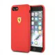 Ferrari Silicone series FESSIHCI8RE priekš Apple iPhone 7 / 8 / SE2 (2020) / SE3 (2022) - Sarkans - silikona aizmugures apvalks / bampers-vāciņš Ferrari Silicone series FESSIHCI8RE priekš Apple iPhone 7 / 8 / SE2 (2020) / SE3 (2022) - Sarkans - silikona aizmugures apvalks / bampers-vāciņš
