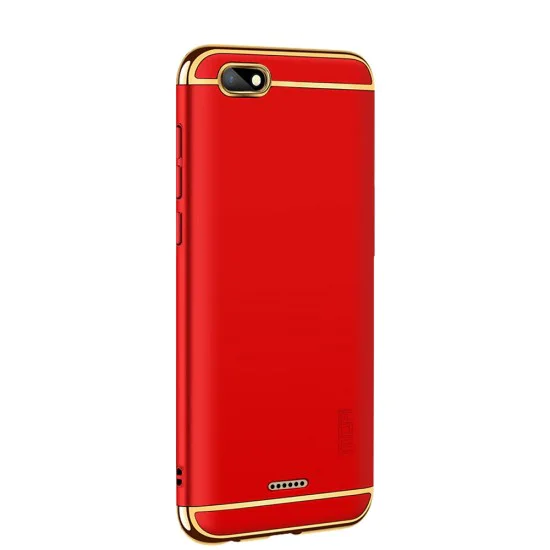 MOFI 3-In-1 Plastic Back Case для Xiaomi Redmi 6A - Красный - пластиковая накладка / бампер (крышка чехол, PU back cover, bumper shell) MOFI 3-In-1 Plastic Back Case для Xiaomi Redmi 6A - Красный - пластиковая накладка / бампер (крышка чехол, PU back cover, bumper shell)