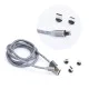 Magnet 1M 3in1 USB to Lightning / Micro USB / Type-C cable - universāls magnētisks uzlādeslādēšanas kabelis / vads Magnet 1M 3in1 USB to Lightning / Micro USB / Type-C cable - universāls magnētisks uzlādeslādēšanas kabelis / vads