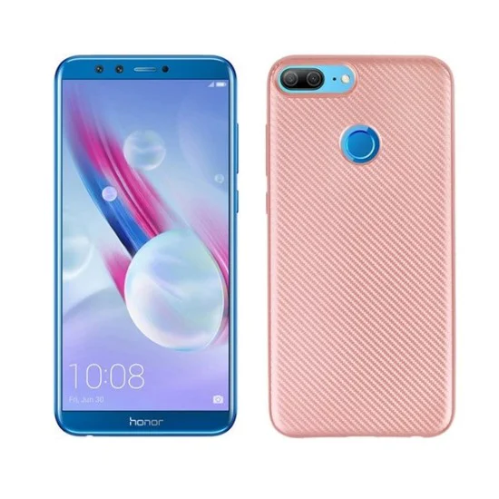 Etui Carbon Fiber TPU Case для Huawei Honor 9 Lite - Розовое Золото - силиконовая крышка / накладка (бампер, slim back cover, bumper) Etui Carbon Fiber TPU Case для Huawei Honor 9 Lite - Розовое Золото - силиконовая крышка / накладка (бампер, slim back cover, bumper)