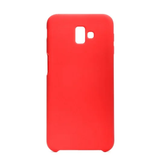 Forcell Silicone Case (Microfiber Soft Touch) для Samsung Galaxy J6 Plus (2018) J610 - Красный - матовая силиконовая накладка / бампер (крышка чехол, slim TPU silicone cover shell, bumper) Forcell Silicone Case (Microfiber Soft Touch) для Samsung Galaxy J6 Plus (2018) J610 - Красный - матовая силиконовая накладка / бампер (крышка чехол, slim TPU silicone cover shell, bumper)