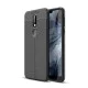 Litchi Skin PU Leather Coated TPU Mobile Phone Case для Nokia 7.1 (2018) - Чёрный - чехол крышка/накладка противоударная с имитацией кожи (бампер обложка, slim cover, bumper, back case) Litchi Skin PU Leather Coated TPU Mobile Phone Case для Nokia 7.1 (2018) - Чёрный - чехол крышка/накладка противоударная с имитацией кожи (бампер обложка, slim cover, bumper, back case)
