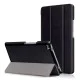 Tri-fold Stand PU Smart Auto Wake/Sleep Leather Case priekš Lenovo Tab 4 8.0 TB-8504 - Melns - sāniski atverams maciņš ar stendu Tri-fold Stand PU Smart Auto Wake/Sleep Leather Case priekš Lenovo Tab 4 8.0 TB-8504 - Melns - sāniski atverams maciņš ar stendu