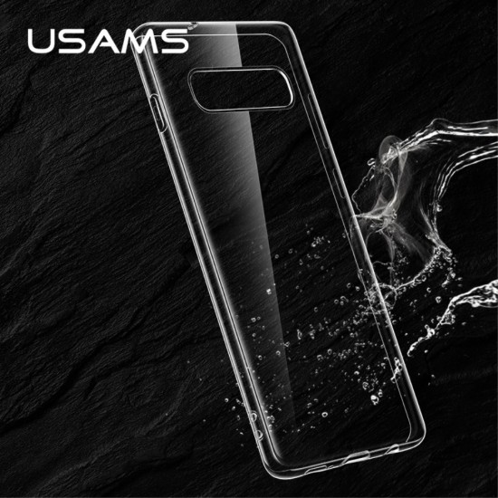 USAMS Primary Color Series Transparent Clear TPU Case for Samsung Galaxy S10 G973 - Прозрачный - силиконовый чехол-накладка (тонкий бампер крышка-обложка, slim TPU silicone case cover, bumper)