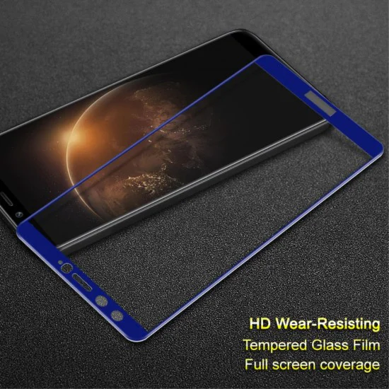 IMAK HD Full Coverage Tempered Glass Screen Protector для Huawei Honor 9 Lite - Синий - Защитное стекло / Бронированое / Закалённое антиударное (Full size curved) IMAK HD Full Coverage Tempered Glass Screen Protector для Huawei Honor 9 Lite - Синий - Защитное стекло / Бронированое / Закалённое антиударное (Full size curved)