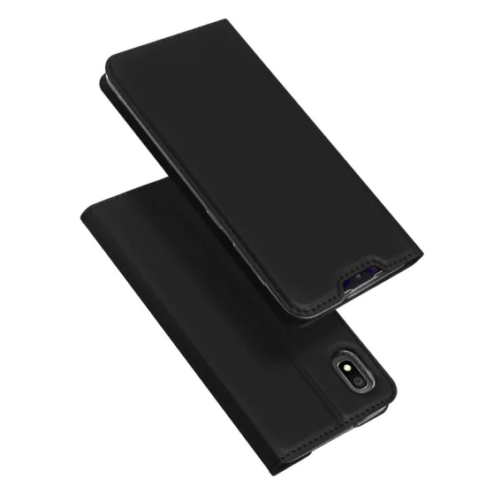 Dux Ducis Skin Pro series для Samsung Galaxy A10 A105 - Черный - чехол-книжка с магнитом и стендом / подставкой (кожаный чехол-книжка, leather book wallet case cover stand) Dux Ducis Skin Pro series для Samsung Galaxy A10 A105 - Черный - чехол-книжка с магнитом и стендом / подставкой (кожаный чехол-книжка, leather book wallet case cover stand)