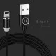Usams 1M U-Sure Magnet US-SJ292 2.1A USB to Lightning cable - Melns - Apple iPhone / iPad magnētisks lādēšanas kabelis / vads Usams 1M U-Sure Magnet US-SJ292 2.1A USB to Lightning cable - Melns - Apple iPhone / iPad magnētisks lādēšanas kabelis / vads