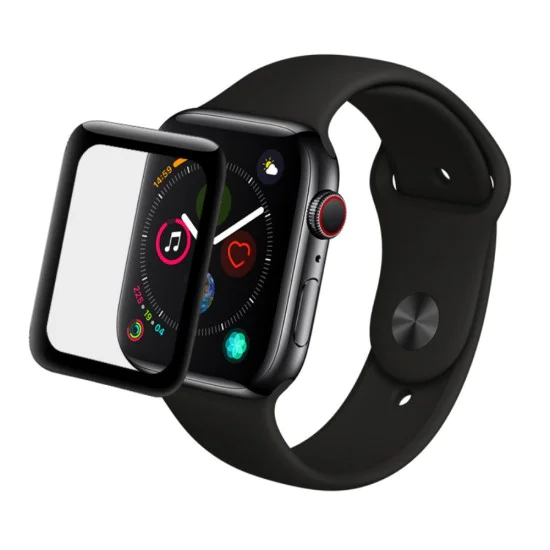 Imak 3D Curved Full Cover Tempered Glass protector для Apple Watch Series 4 / 5 / 6 / SE (40mm) - Чёрное - Защитное стекло / Бронированое / Закалённое антиударное (Full screen size curved) Imak 3D Curved Full Cover Tempered Glass protector для Apple Watch Series 4 / 5 / 6 / SE (40mm) - Чёрное - Защитное стекло / Бронированое / Закалённое антиударное (Full screen size curved)
