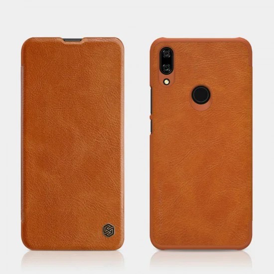 NILLKIN Qin Series Leather Case priekš Huawei P Smart Z / Honor 9X - Brūns - sāniski atverams maciņš (ādas maks, grāmatiņa, leather book wallet case cover) NILLKIN Qin Series Leather Case priekš Huawei P Smart Z / Honor 9X - Brūns - sāniski atverams maciņš (ādas maks, grāmatiņa, leather book wallet case cover)