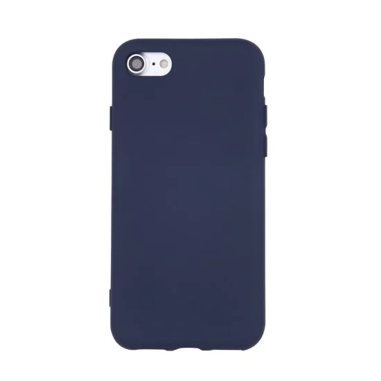 OEM Silicone Back Case (Microfiber Soft Touch) для Apple iPhone 7 Plus / 8 Plus - Тёмно Синий - матовая силиконовая накладка / бампер OEM Silicone Back Case (Microfiber Soft Touch) для Apple iPhone 7 Plus / 8 Plus - Тёмно Синий - матовая силиконовая накладка / бампер