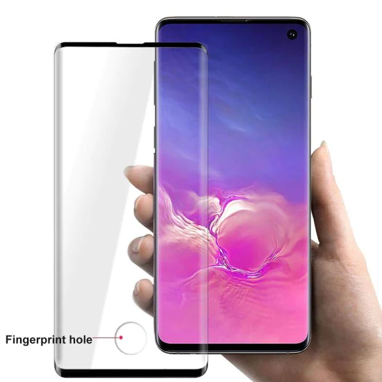5D Full Glue (с Fingerprint вырезом) Tempered Glass screen protector для Samsung Galaxy Note 10 N970 - Чёрное - Защитное стекло / Бронированое / Закалённое антиударное (Full screen size curved) 5D Full Glue (с Fingerprint вырезом) Tempered Glass screen protector для Samsung Galaxy Note 10 N970 - Чёрное - Защитное стекло / Бронированое / Закалённое антиударное (Full screen size curved)