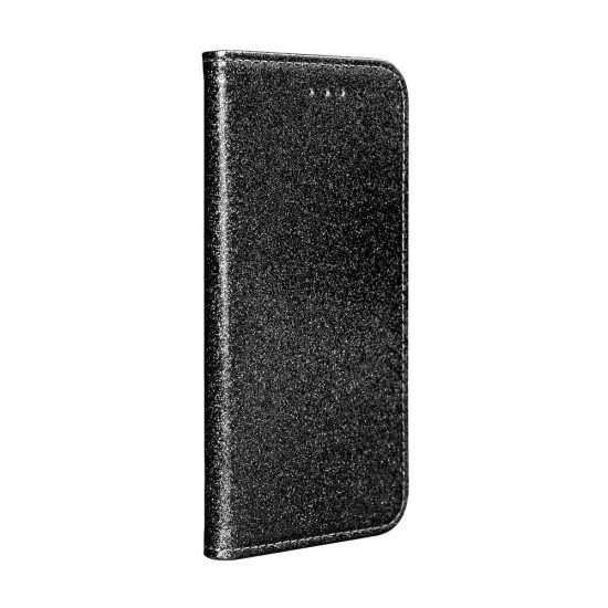 Forcell Shining Book Case для Apple iPhone 7 / 8 / SE2 (2020) / SE3 (2022) - Чёрный - чехол-книжка со стендом / подставкой Forcell Shining Book Case для Apple iPhone 7 / 8 / SE2 (2020) / SE3 (2022) - Чёрный - чехол-книжка со стендом / подставкой