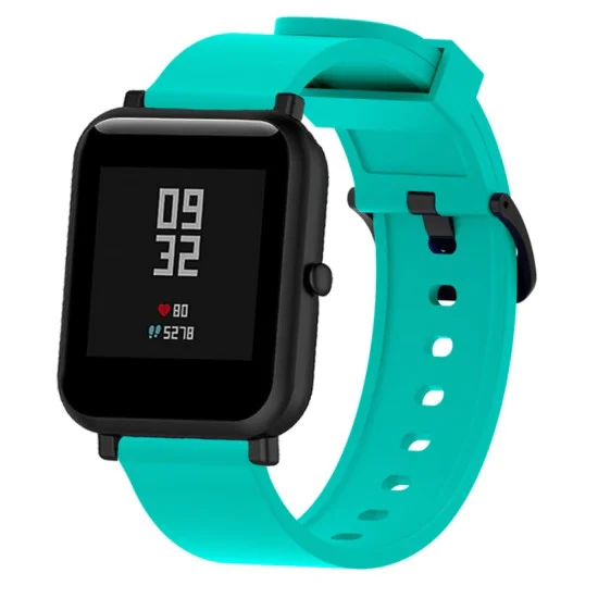 20mm Soft Silicone Wrist Strap - Зелёный - силиконовый ремешок для часов 20mm Soft Silicone Wrist Strap - Зелёный - силиконовый ремешок для часов