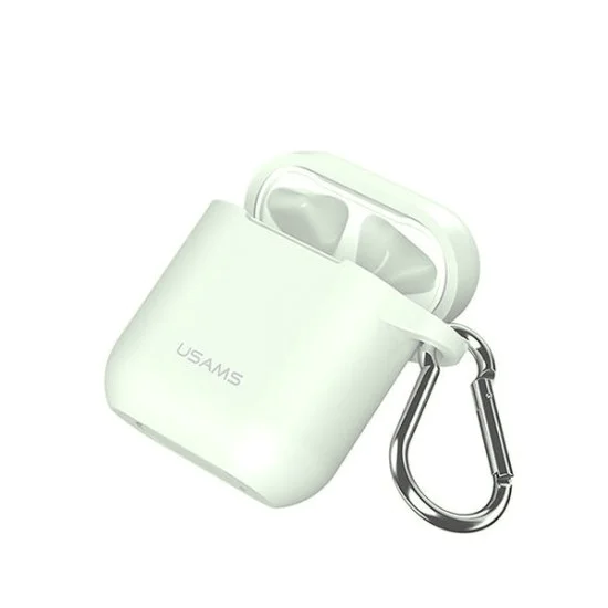 Usams Silicone Case для Apple Airpods BH423AP05 (US-BH423) - Флуоресцентный (Светящийся в темноте) - силиконовый чехол для футляра зарядки беспроводных наушников Usams Silicone Case для Apple Airpods BH423AP05 (US-BH423) - Флуоресцентный (Светящийся в темноте) - силиконовый чехол для футляра зарядки беспроводных наушников