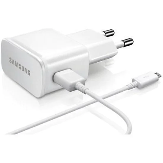 Samsung EP-TA12EWE Fast charger 2A USB Tīkla lādētājs ar micro USB vadu ECB-DU4AWE (bez iepakojuma) - Balts - Oriģināls - USB tīkla lādētājs Samsung EP-TA12EWE Fast charger 2A USB Tīkla lādētājs ar micro USB vadu ECB-DU4AWE (bez iepakojuma) - Balts - Oriģināls - USB tīkla lādētājs