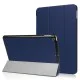 Tri-fold Stand PU Smart Auto Wake/Sleep Leather Case priekš Apple iPad 9.7 2017 / 2018 - Tumši Zils - sāniski atverams maciņš ar stendu Tri-fold Stand PU Smart Auto Wake/Sleep Leather Case priekš Apple iPad 9.7 2017 / 2018 - Tumši Zils - sāniski atverams maciņš ar stendu