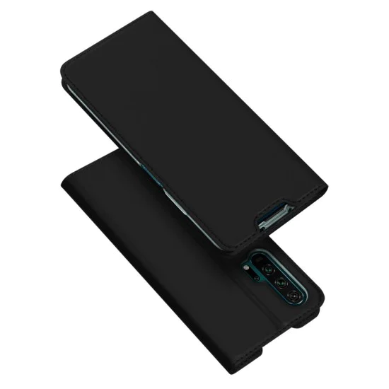 Dux Ducis Skin Pro series priekš Huawei Honor 20 Pro - Melns - sāniski atverams maciņš ar magnētu un stendu (ādas maks, grāmatiņa, leather book wallet case cover stand) Dux Ducis Skin Pro series priekš Huawei Honor 20 Pro - Melns - sāniski atverams maciņš ar magnētu un stendu (ādas maks, grāmatiņa, leather book wallet case cover stand)