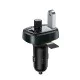 Baseus S-09 Car Kit HandsFree FM Transmitter ar Bluetooth V4.2 EDR 12/24V 2xUSB 3.4A - Melns - USB FM Transmitteris un auto lādētājs, MP3 Audio atskaņotājs, automašinas bezvadu brīvroku sistēma Baseus S-09 Car Kit HandsFree FM Transmitter ar Bluetooth V4.2 EDR 12/24V 2xUSB 3.4A - Melns - USB FM Transmitteris un auto lādētājs, MP3 Audio atskaņotājs, automašinas bezvadu brīvroku sistēma
